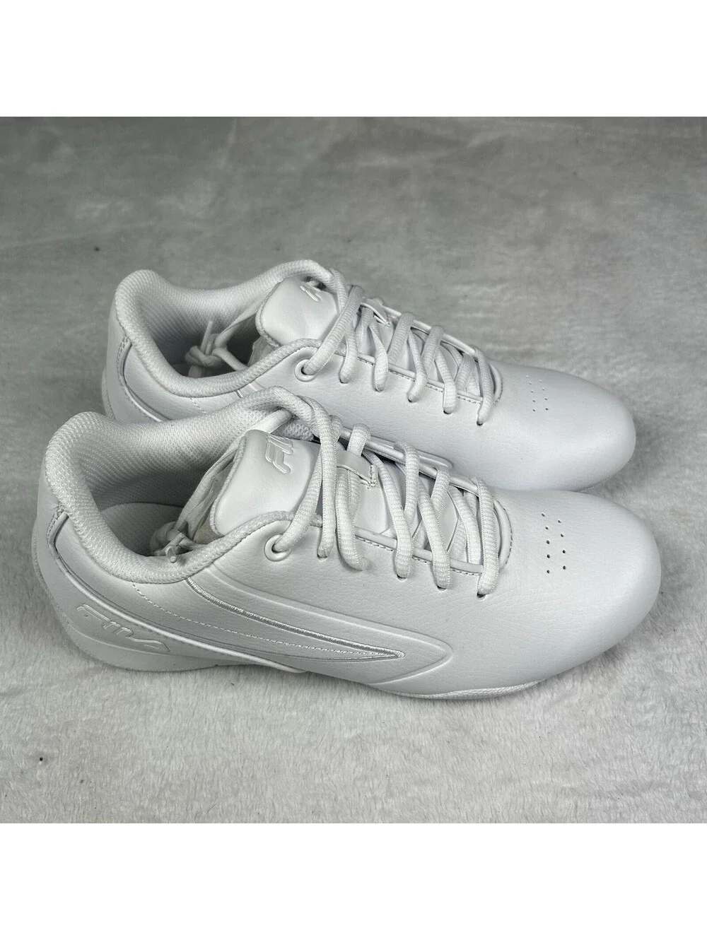 Fila Forlani Outline Flag Womens White Motorsport Inspired Sneakers Shoes 7.5